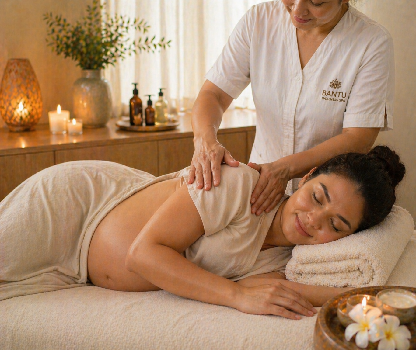 Pregnancy Massage bantu wellness spa